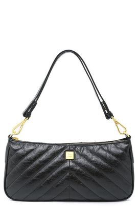 THINK ROYLN THINK ROYLN Enchanted Crinkled Leather Baguette Bag