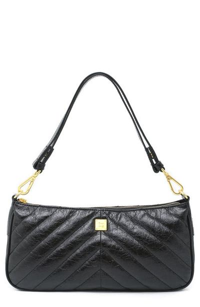 THINK ROYLN THINK ROYLN Enchanted Crinkled Leather Baguette Bag