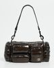 Think Royln Think Royln Lady Cargo Shoulder Bag Glossy Chocolate One - 2