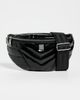 Think Royln Think Royln Little Runaway Belt Bag Black Patent With Silver Hardware One - 2