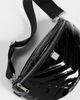 Think Royln Think Royln Little Runaway Belt Bag Black Patent With Silver Hardware One - 5