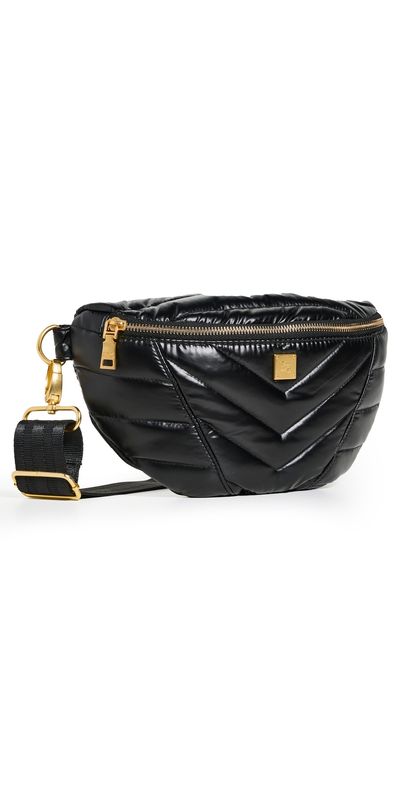 Think Royln Think Royln Little Runaway Belt Bag Pearl Black/Black/Black Web One