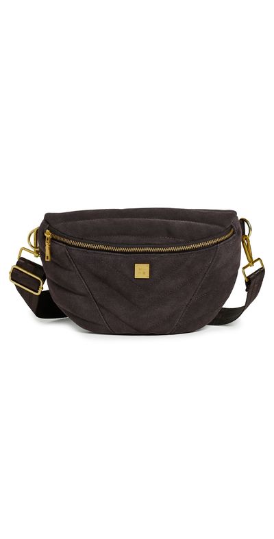 Think Royln Think Royln Little Runaway Suede Belt Bag Brunette Suede One