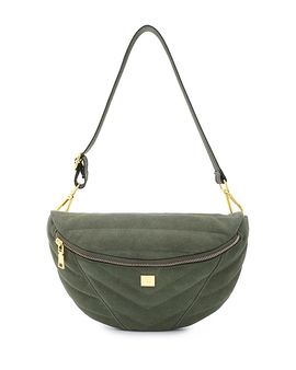 Think Royln Think Royln Little Runway Medium Suede Crossbody