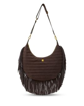 Think Royln Think Royln Songbird Fringed Suede Shoulder Bag