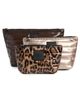Think Royln Think Royln Travel Trio Pouches Glossy Chocolate/Pearl Cashmere One - 1