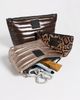 Think Royln Think Royln Travel Trio Pouches Glossy Chocolate/Pearl Cashmere One - 5