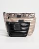 Think Royln Think Royln Travel Trio Pouches Python/Pearl Cashmere/Black One - 2