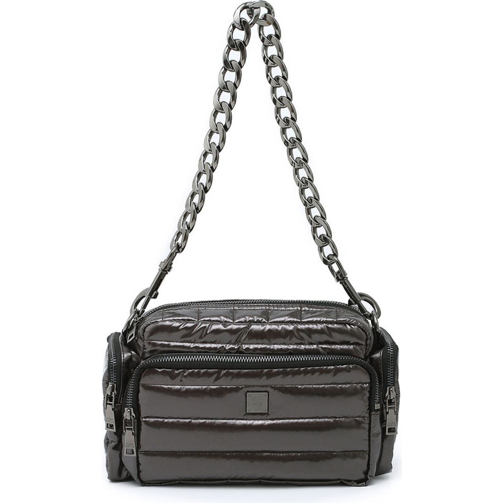 THINK ROYLN THINK ROYLN Triad Quilted Faux Leather Crossbody Bag