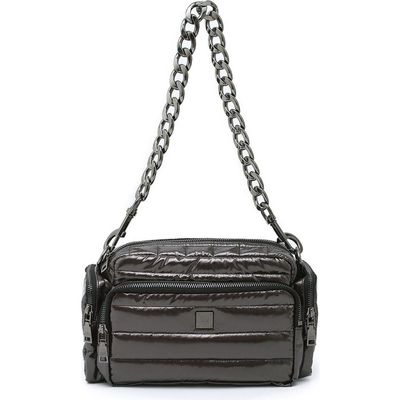 THINK ROYLN THINK ROYLN Triad Quilted Faux Leather Crossbody Bag