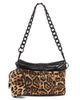 Think Royln Women's Downtown Leopard Quilted Leather Crossbody Bag - 9