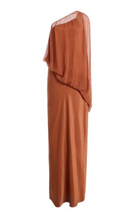 Third Form Third Form Exclusive Solstice OneShoulder Satin Maxi Dress
