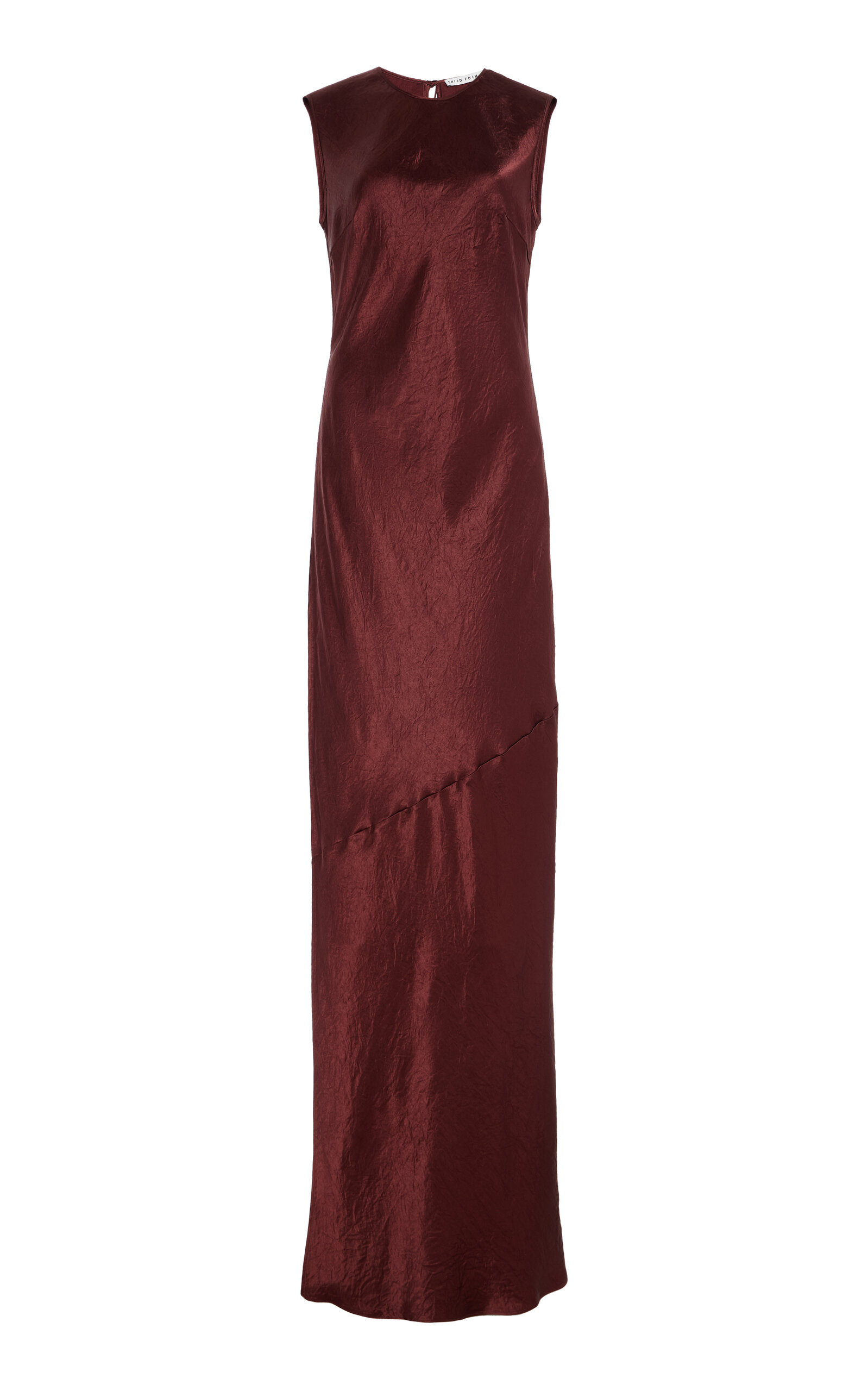 third form satin dress SATIN BIAS COWL BACK MAXI | BLACK THIRD FORM