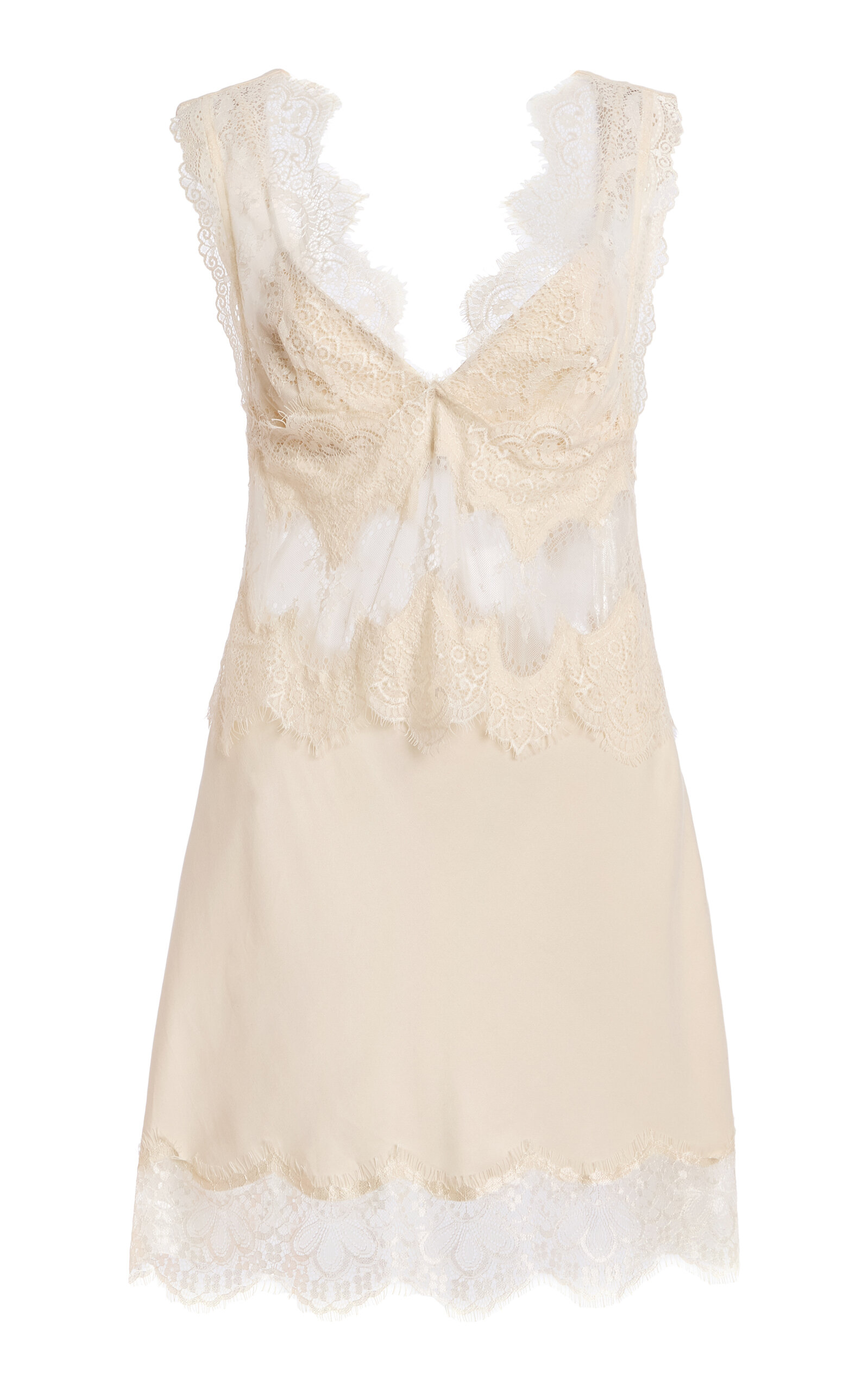 Third Form Third Form Visions Lace Mini Dress Ivory AU 10