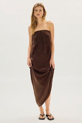 THIRD FORM THIRD FORM Visions Strapless Maxi Dress