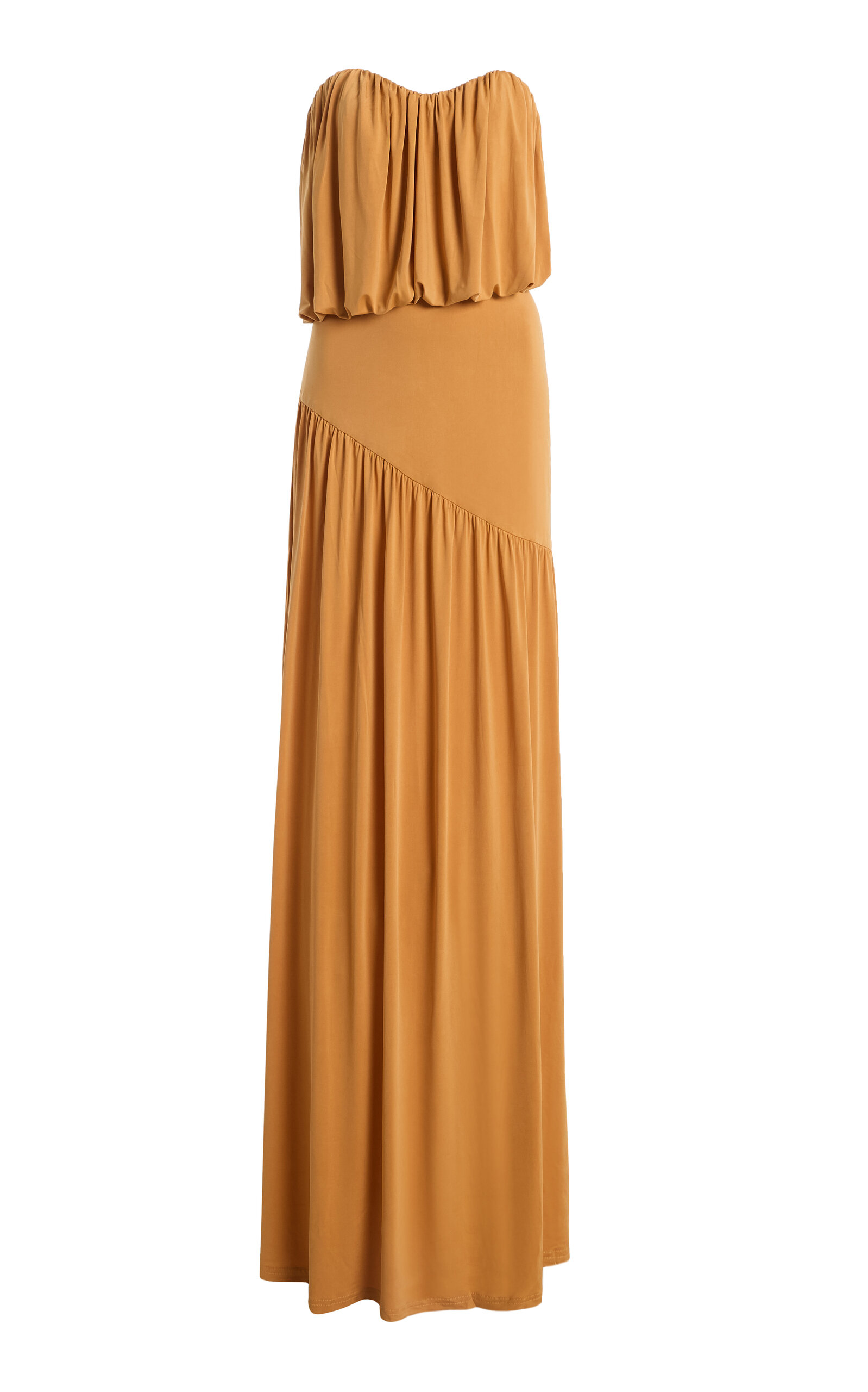 Third Form Third Form Withheld Gathered Crepe Maxi Dress