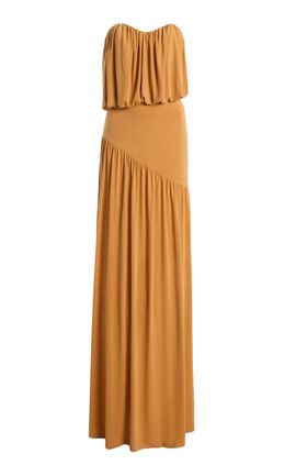 Third Form Third Form Withheld Gathered Crepe Maxi Dress