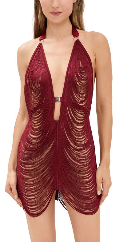 Thistle and Spire Thistle and Spire Fringe Benefits Slip Ruby