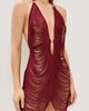 Thistle and Spire Thistle and Spire Fringe Benefits Slip Ruby - 5