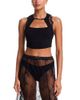Thistle And Spire Thistle and Spire Kane Lace Trim Cropped Tank Top - 1