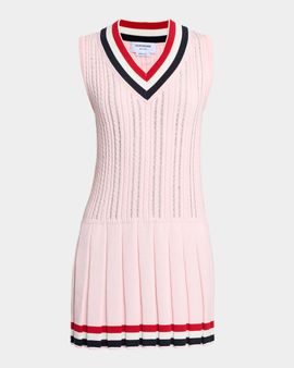 Thom Browne BABY LADDER CABLE DRESS