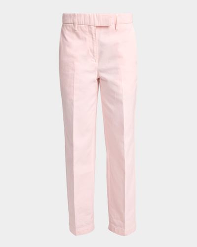 Thom Browne Cotton Twill Straight-Leg Ankle Utility Trousers