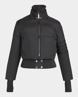Thom Browne Cropped Tech Down Jacket
