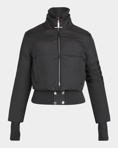 Thom Browne Cropped Tech Down Jacket