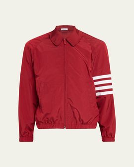 Thom Browne Men's Ripstop 4-Bar Full-Zip Jacket