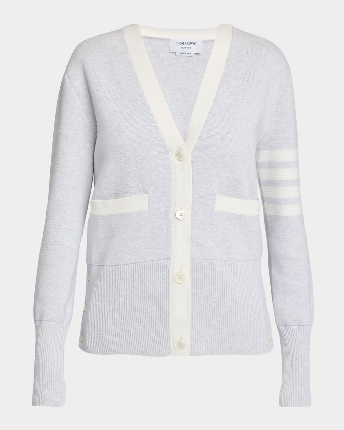 Thom Browne Milano Knit V-Neck Cardigan