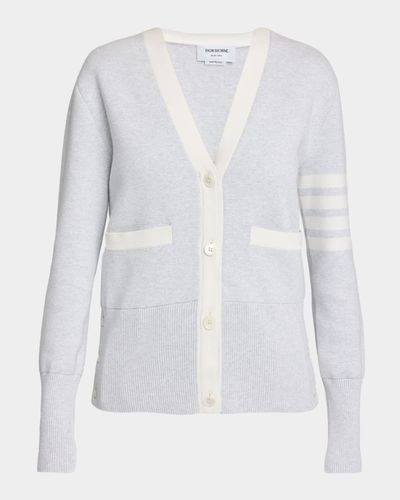 Thom Browne Milano Knit V-Neck Cardigan