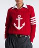 Thom Browne Thom Browne 4-Bar cable-knit virgin wool sweater - 2