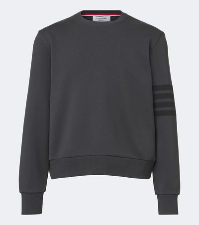 Thom Browne Thom Browne 4-Bar cotton jersey sweatshirt
