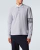 Thom Browne Thom Browne 4-Bar cotton piqué polo shirt - 3