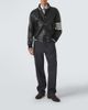 Thom Browne Thom Browne 4-Bar leather bomber jacket - 3