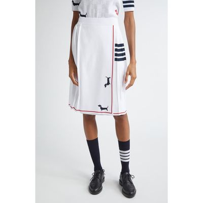 Thom Browne Thom Browne 4-Bar Pleated Hector