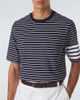 Thom Browne Thom Browne 4-Bar striped cotton T-shirt - 5