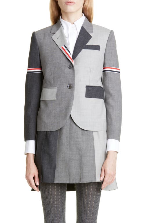 Thom Browne Thom Browne Armband Colorblock Wool Sport Coat