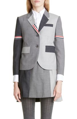Thom Browne Thom Browne Armband Colorblock Wool Sport Coat