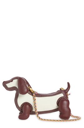 Thom Browne Thom Browne Baby Hector Bicolor Leather Crossbody Bag