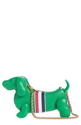 Thom Browne Thom Browne Baby Hector Pebbled Leather Shoulder Bag