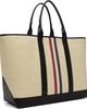 Thom Browne Thom Browne Beige Medium Tool RWB Stripe Tote - 3
