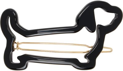 Thom Browne Thom Browne Black Acetate Hector Hair Clip