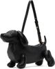 Thom Browne Thom Browne Black Baby Hector Pebble Grain Leather Bag - 3