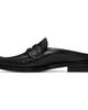 Thom Browne Thom Browne Black Calf Leather Sole Pleated Varsity Slip-on Loafers - 3
