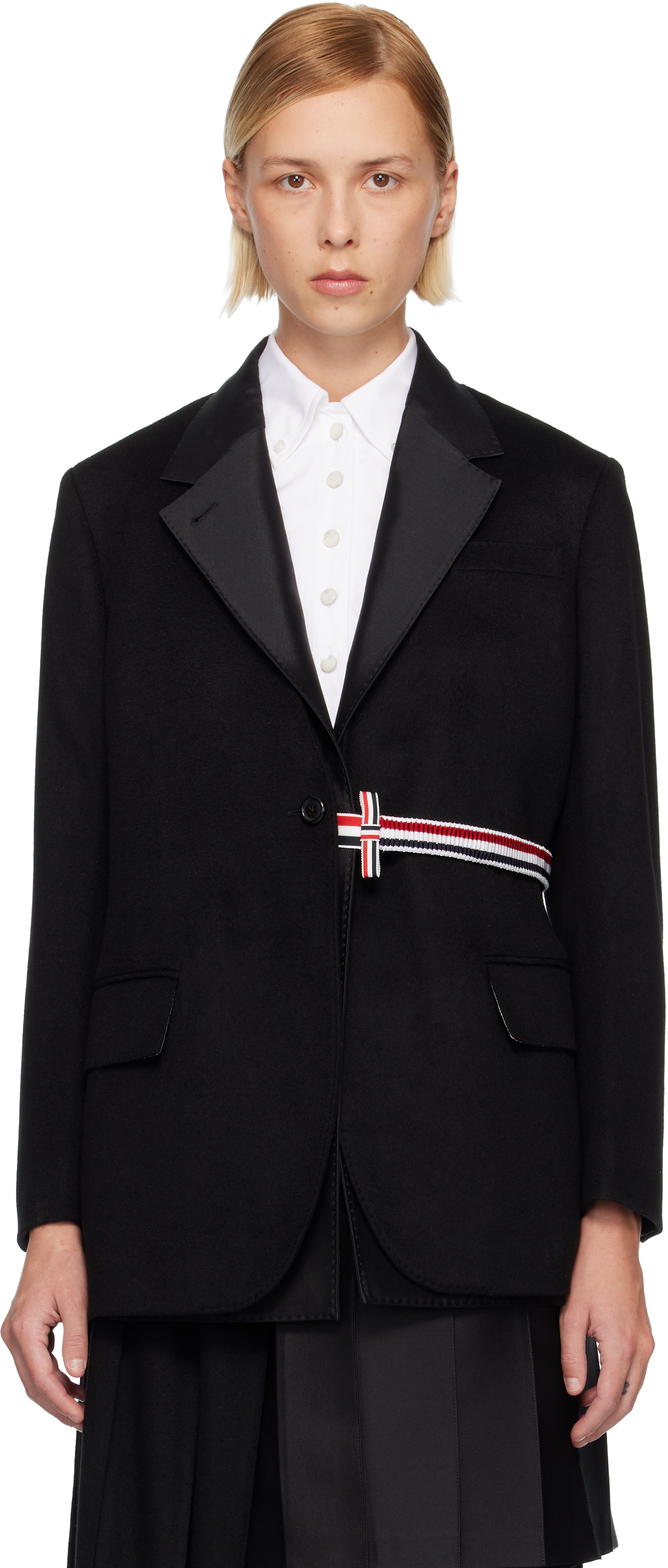 Thom Browne - Black Cashmere Wool 2-In-1 Sport Blazer