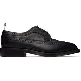 Thom Browne Thom Browne Black Leather Sole Longwing Brogues