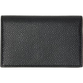 Thom Browne Thom Browne Black Pebble Grain Business Card Holder