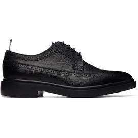 Thom Browne Thom Browne Black Pebble Grain Longwing Brogues