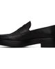 Thom Browne Thom Browne Black Pebble Grain Rubber Sole Penny Loafers - 3